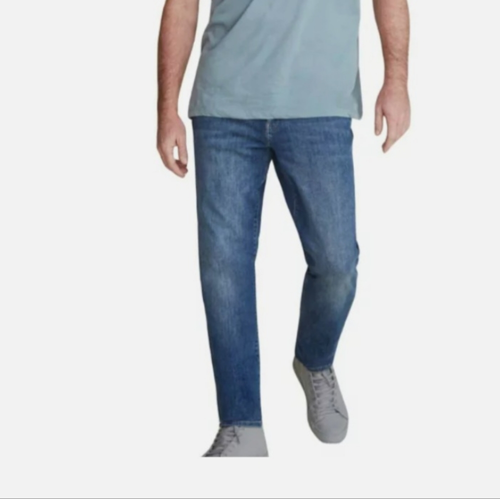 Warp +weft ORD chicago straight fit stretching jeans sz 34-30